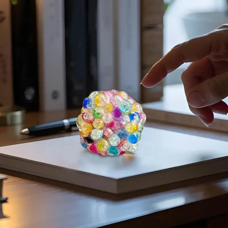 Stressbal Zacht Zintuiglijk Speelgoed Klein Zintuiglijk Fidget Knijpspeeltje Klinkend Stress Knijphulpmiddel Voor Kinderen Volwassenen