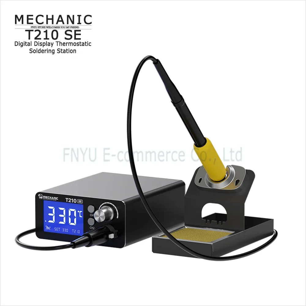 MECHANIC T210 SE Soldering Station LED Digital Adjustment Auto Sleep Quick Heating Universal C210 Iron Tip Welding Repair Tool