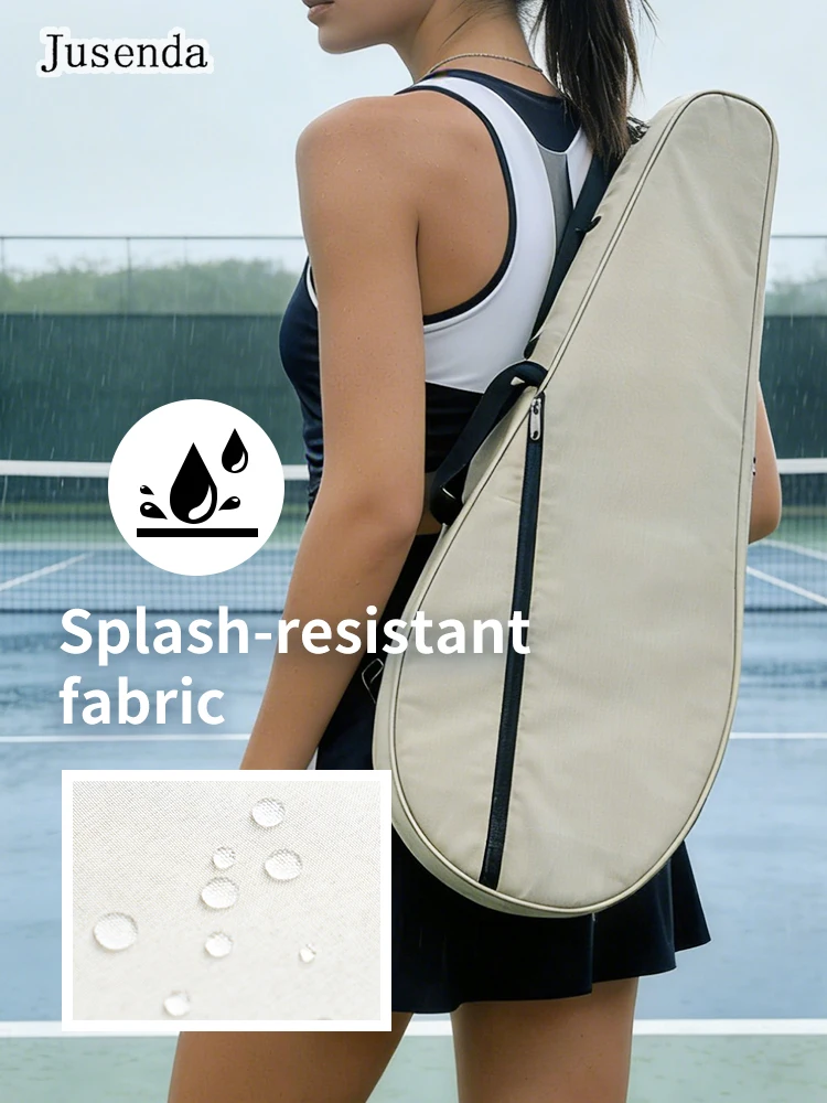 Tennis Racket Cover Portable Single or Two Pack Tenis Racket Bag Protective Cover Waterproof Shoulder Bag