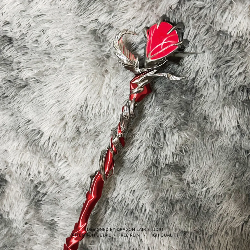 อุปกรณ์คอสเพลย์ ซิลเวอร์วิงส์ ไม้เท้ายาว 110 ซม. เรืองแสง สำหรับผู้ชายและผู้หญิง ใช้ในงานปาร์ตี้ฮาโลวีน  ของเล่นเกม Love and Deepspace