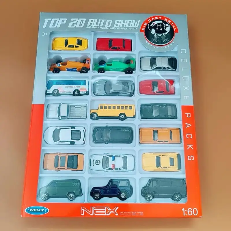 WELLY 1:64 مجموعة لعب الفضاء المصنوعة من خليط معدني نموذج سيارة صغير Diecasts مركبات النقل المعدني نموذج سيارة رياضية مقياس مصغر لعب الاطفال #4