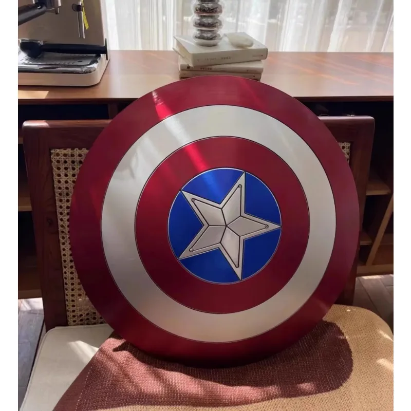 60cm supereroe Captain America Shield versione Premium modello di armi in plastica Costume Fancy Dress Party Stage Cosplay Gifts Toys