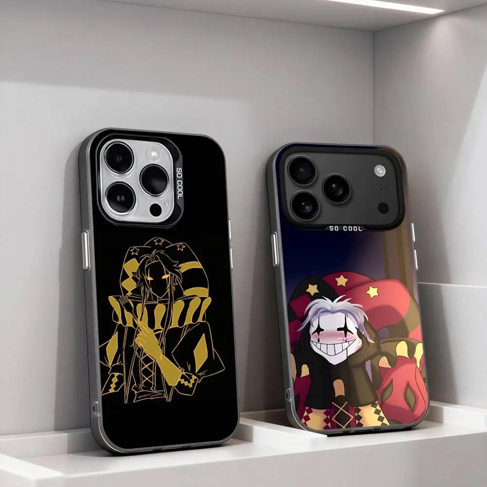 

Freak P-Pierrots Circus Cool Phone Case For iPhone 17,16,15,14,13,12,11,Pro,XS,Max,Plus,Mini,SE4,E IMD Matte Black