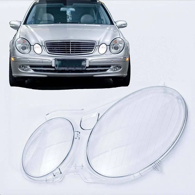 Car Light Housing Plastic Headlight Lens Cover for W211 E-Class 2005-2008