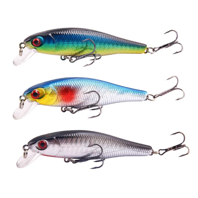 1Pc Minnow Fishing Lure, Floating Hard Fishing Bait, 8.6cm 9.3g Artificial Bait, Wobbler Crankbait Carp Pesca Fishing Tackle