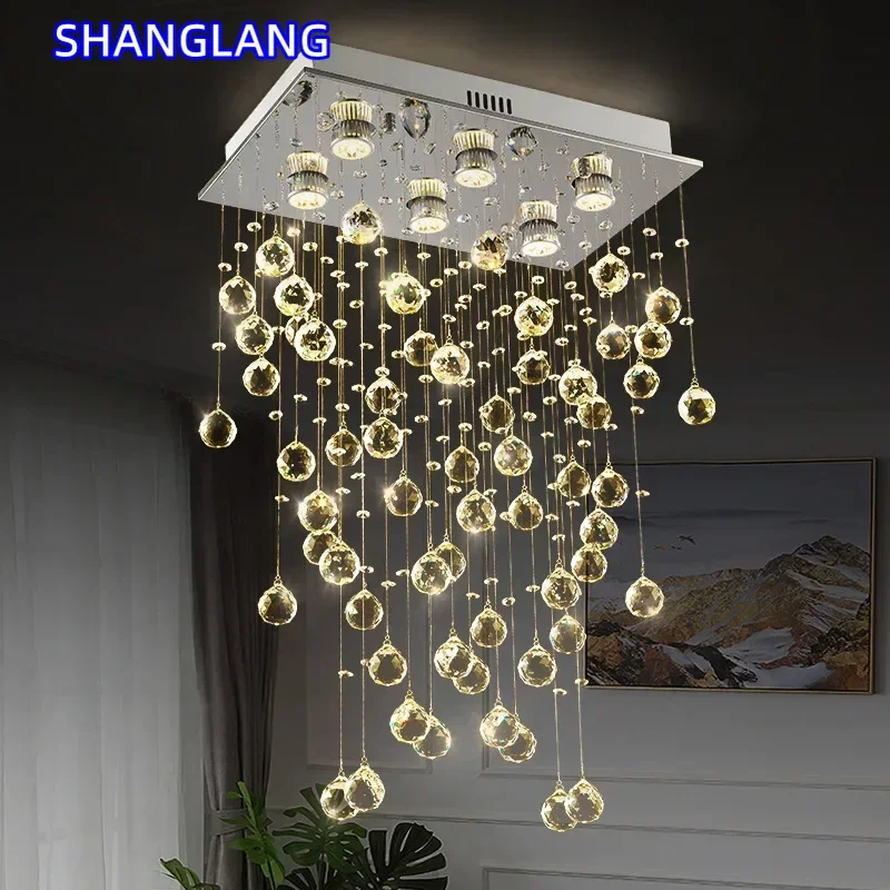 

Modern Led Crystal Chandelier For Living Dining Room Luxury Kitchen Indoor Lighting Creative Home Decor Lamp K9 Cristal Lustre