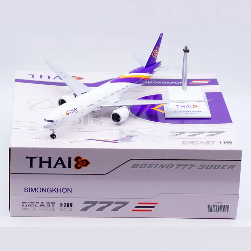 

XX20421 Alloy Collectible Plane Gift JC Wings 1:200 Thai Airways "StarAlliance" Boeing B777-300 Diecast Aircraft Model HS-TTC