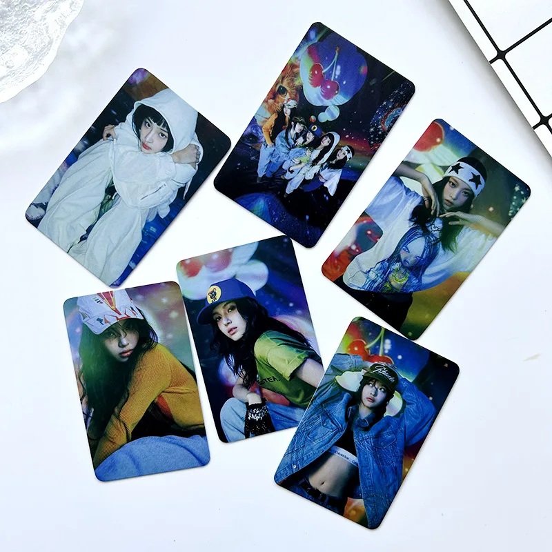 6szt Kpop New Photo Card Album Supernatural Right Now Club Attention Lomo Cards Wysokiej jakości fotokarty HD Fani zbieraj pocztówkę