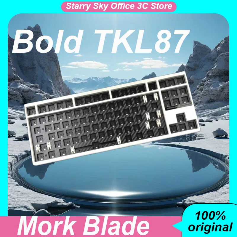 Mork Blade Bold TKL87 Комплект клавиатуры из алюминиевого сплава PBT Быстрый триггер 0,01 ммRT ПК Киберспорт Игровые механические клавиатуры для ноутбуков