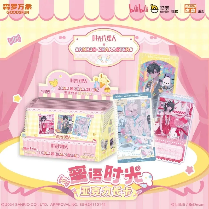 Genuine Link Click X Sanrio Characters‌ Card Sweet Moments Acrylic