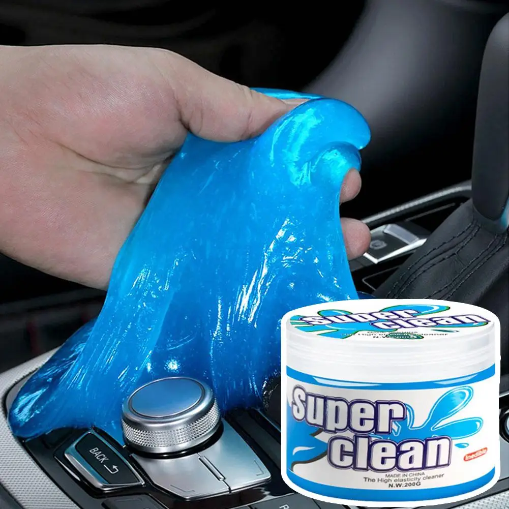 

160/200g Car Cleaning Mud Gel Duster To Removes Interior Cleaning Magic Outlet Laptop Vent Air Dashboard Tool Wash Dust Mud O8T0