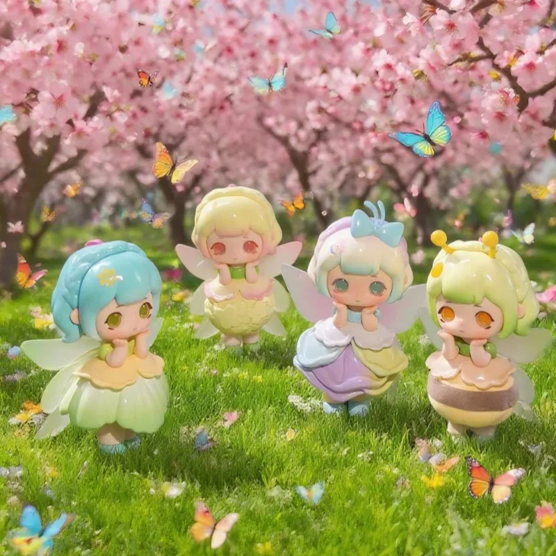 الأرواح الهمس الكمثرى زهرة صندوق أعمى سلسلة العصرية لطيف التماثيل الجدول زينة الفتيات هدية لعبة الهوايات تحصيل