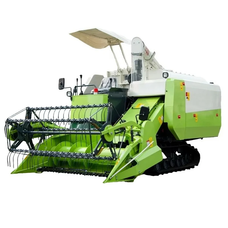 Self-propelled Rice Harvester Flexible Steering Mechanism Enables Easy Turning At The Edge Of Irregular Shaped Rice Plots