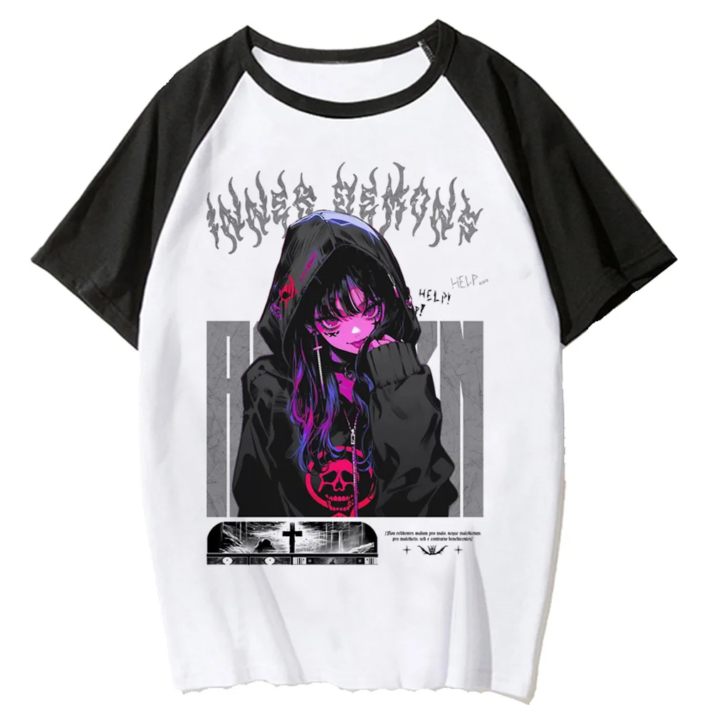 Crybaby Tee women designer streetwear anime t-shirts girl graphic clothing