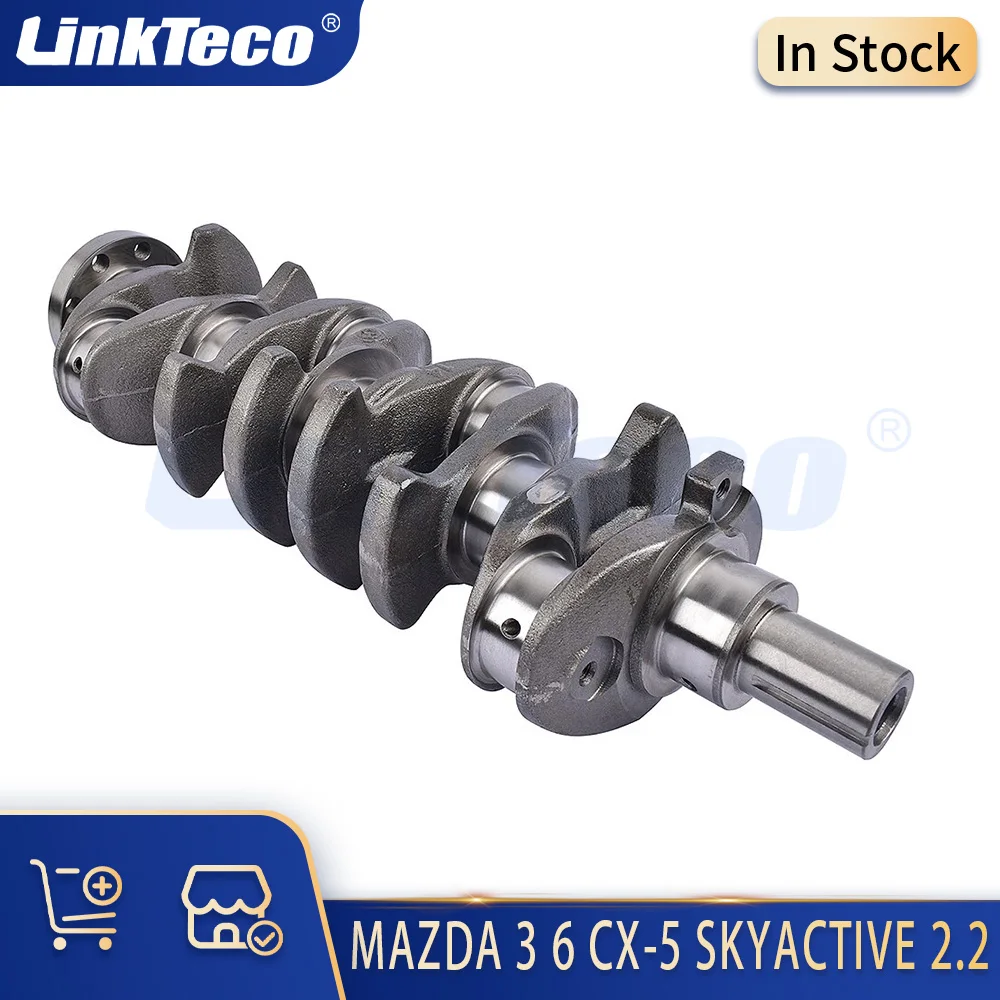 

Детали двигателя Коленчатый вал подходит для 2,2 л L4 SHY1 SHY4 SHY6 SHY8 DIESEL для Mazda 3 6 CX-5 2,2L LTR SKYACTIV-D SH01-11-300B 2012-2017