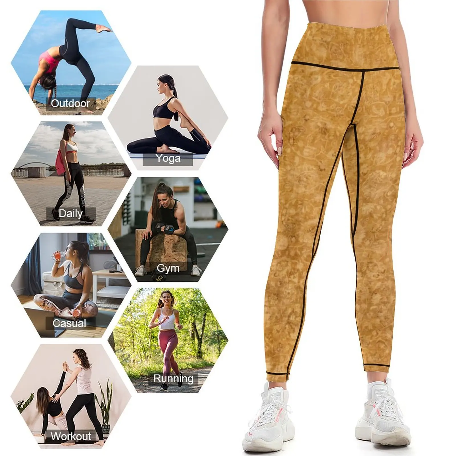 Leggings College Lea de Tabriz persan antique pour femmes, pantalons de survêtement sportifs, leggings de sport