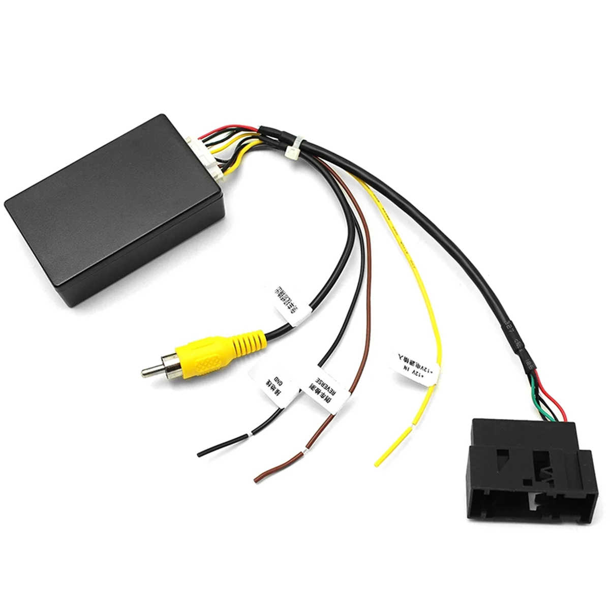 Nuovo decodificatore per telecamera retromarcia da 12 V RGB a AV Trasmissione ad alta definizione Aftermarket Car Stereo per VW RCD510/RNS510/RNS315