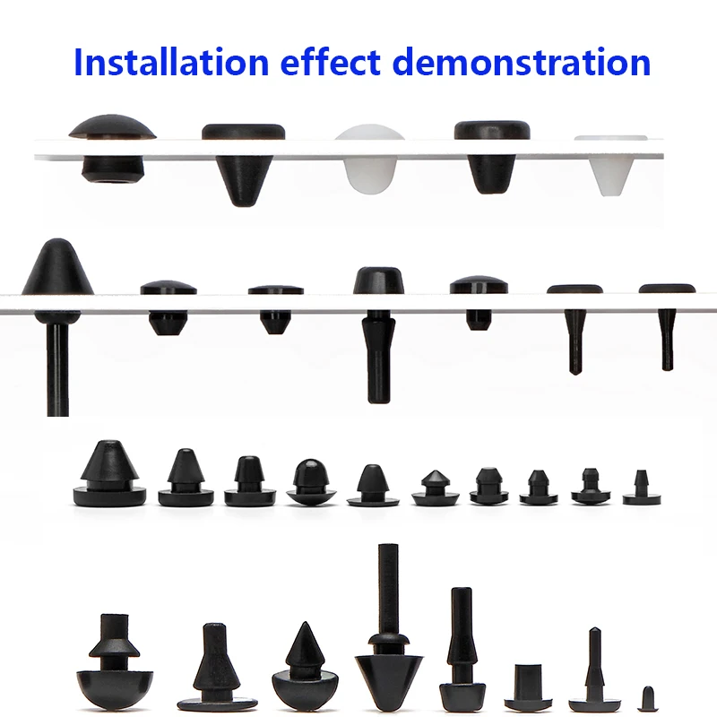 Silicone Plug、Rubber Stopper Damping Low Temperature Resistance Waterproof 3mm4mm5mm6mm8mm9mm10mm12mm14mm16mm Thermostability