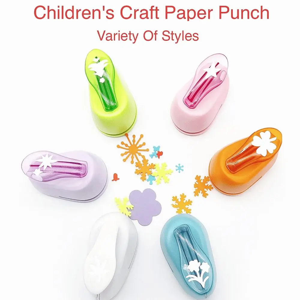 DIY الحرف الورق ثقب لكمة البلاستيك متعدد الألوان ختم شكل لكمة توفير العمالة ثقب لكمة المزخرف #3