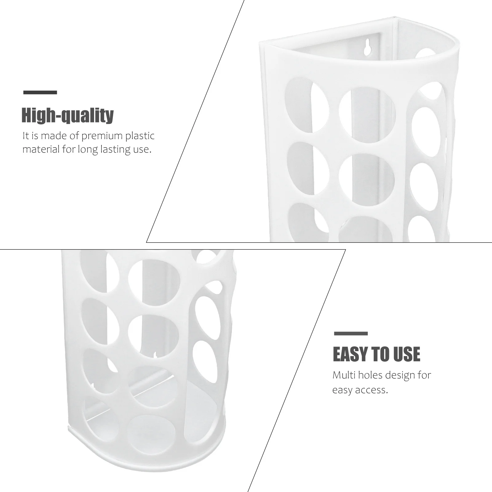 

Vinyl Storage Rack 14-Holes Lightweight Plastic Vinyl Roll Holder Paper Organizer for Craft Room Wrapping Paper Storage