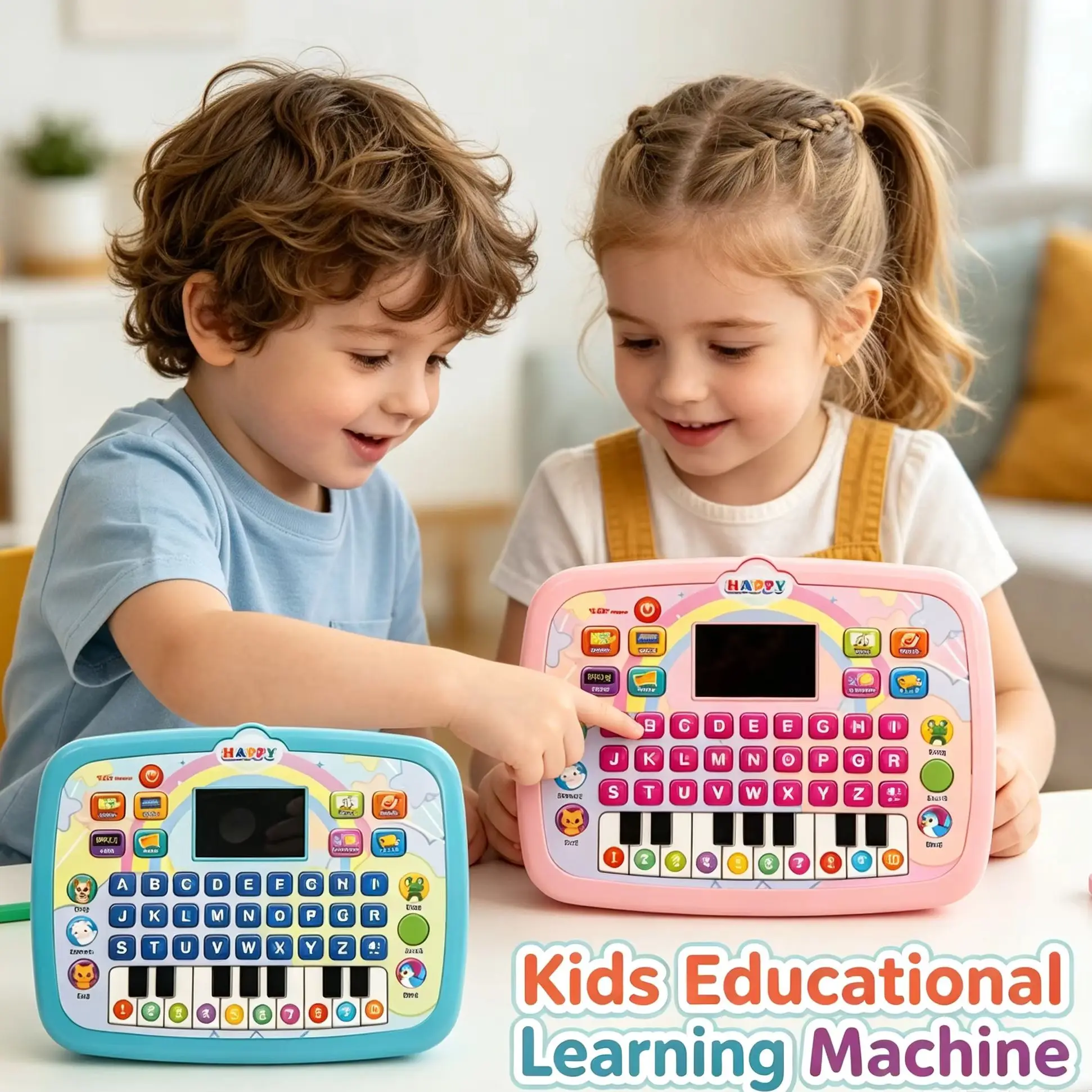 

Educational Learning Machine Toys for Girls Boys Gifts Birthday Presents English Multiple Functional Kids Computer