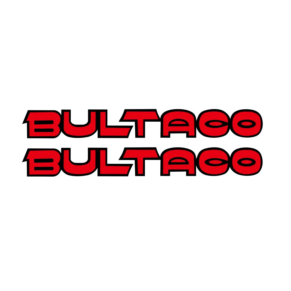 2pcs for Bultaco  decal stickers trials motocross