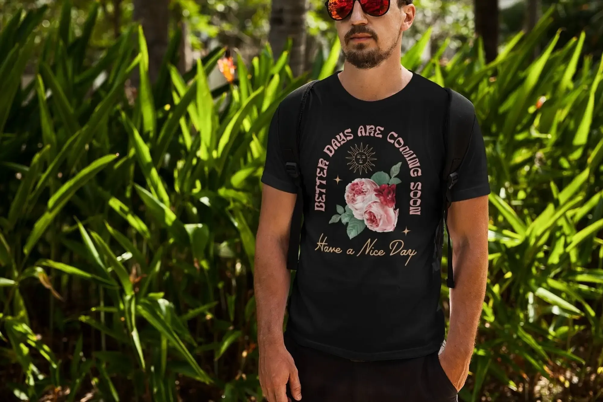 Better Days Retro Positive Message T Shirt Motivational Vintage Good Times Luck Positivity Streetwear