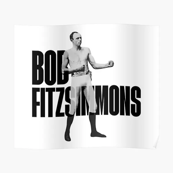 Bob Fitzsimmons  Poster Picture Wall Modern Print Mural Funny Home Art Room Vintage Painting Decor Decoration No Frame