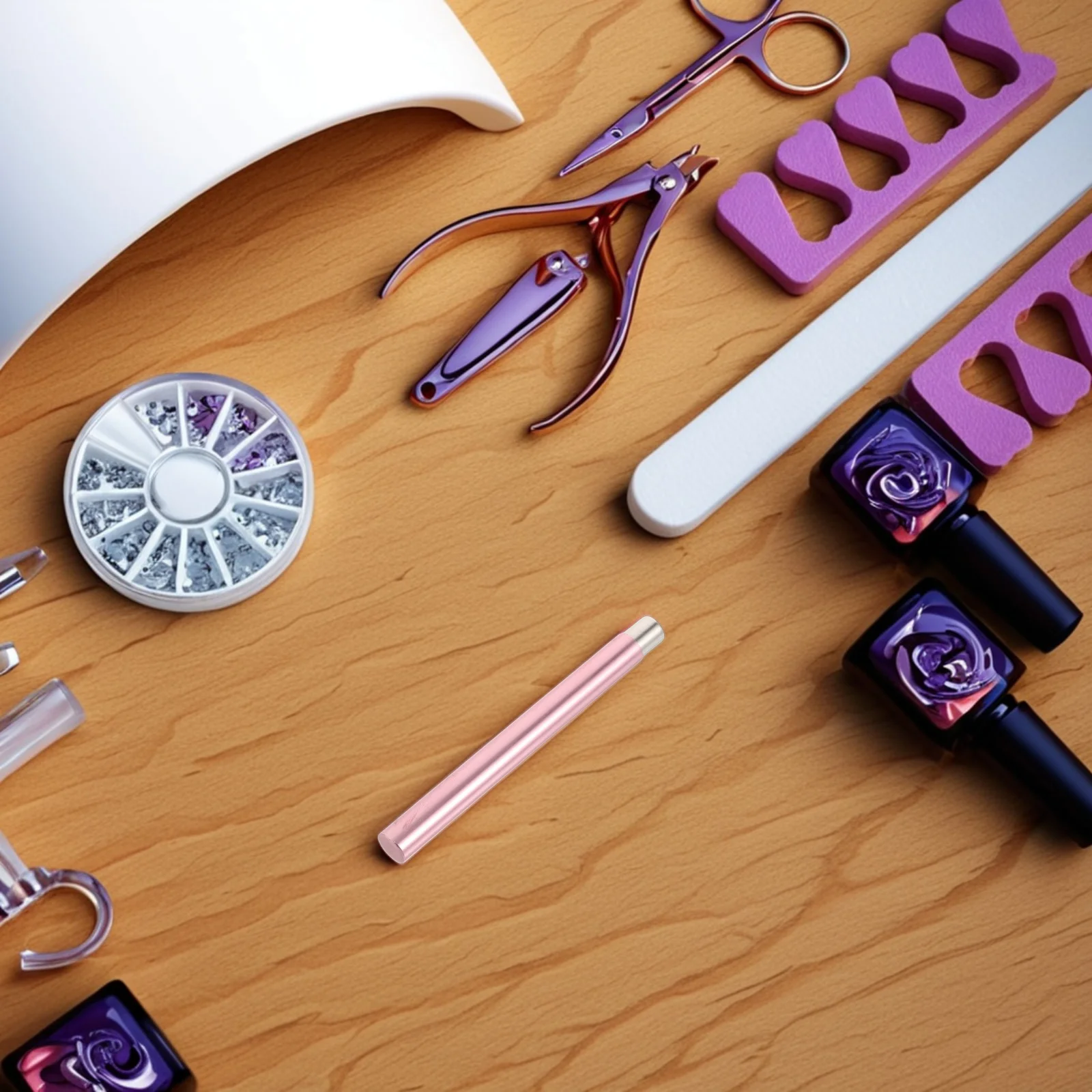 Rosa Cat Eye Nagel Magnet Werkzeug Gel Magnet Stick für Salon Heimgebrauch Magnetische Nagellack Zauberstab 3D Design Nägel Kunst Zubehör