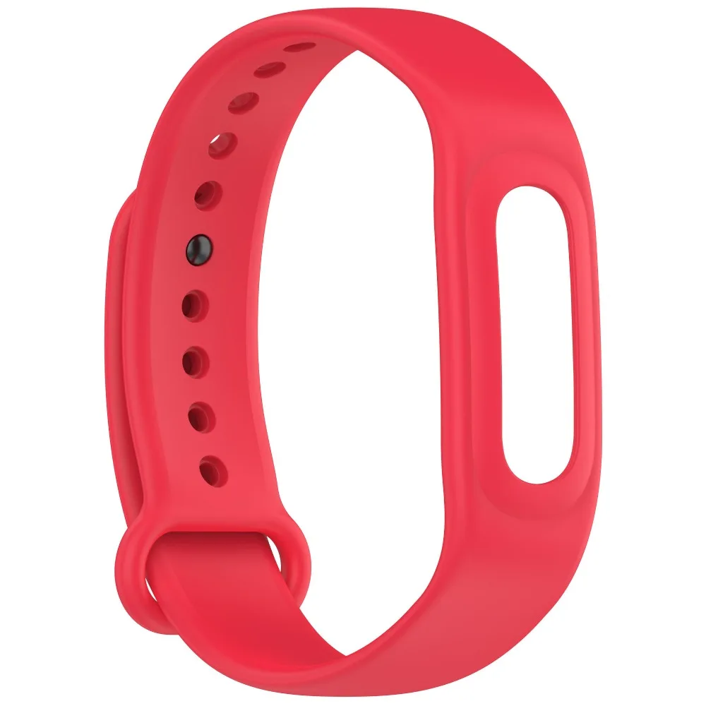 Replacement Silicone Watch Strap Integrated Breathable Wristband Adjustable WatchBand Loop for Google Fitbit Air