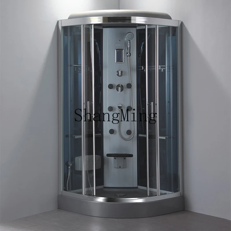 LXY luxury integral shower room arc fan shower bath integrated bath room