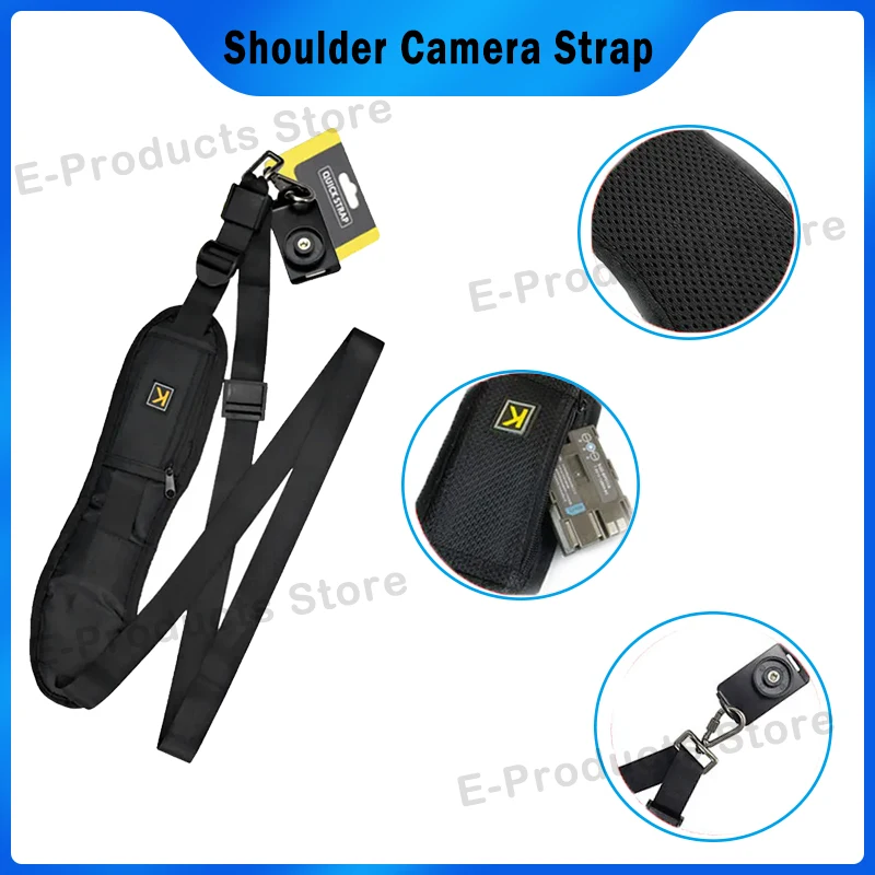 High Quality Portable Shoulder Camera Strap for DSLR Digital Camera Canon Nikon Sonys Quick Rapid Camera Accessories Strap Belt