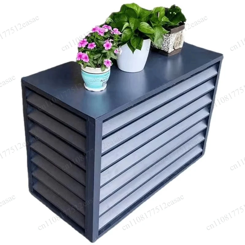 Aluminum Alloy and Zinc Steel Louvers for Air Conditioning Cover, Air Conditioning Grille, Outdoor Protective Cover