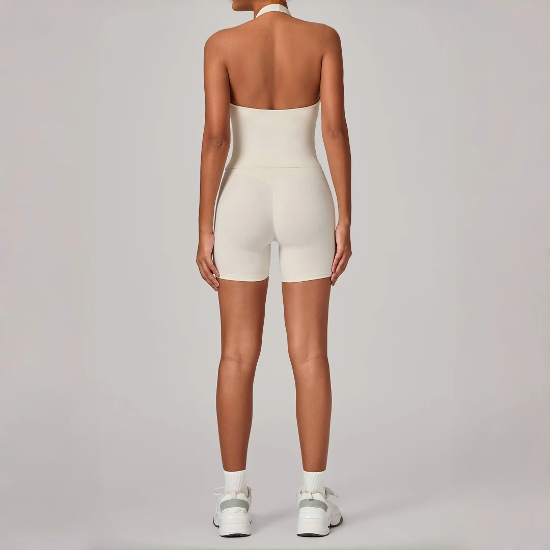 set-yoga-da-donna-2-pezzi-top-sportivo-halter-senza-schienale-e-pantaloncini-a-vita-alta-modellanti-per-fitness-corsa-e-palestra
