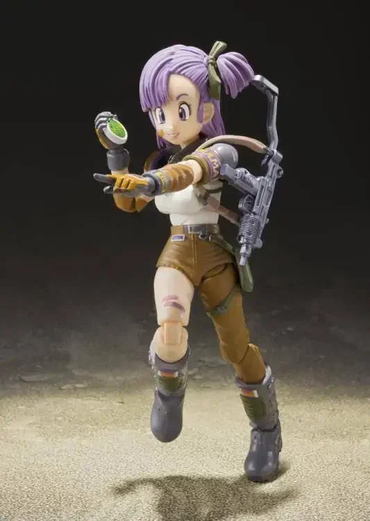 100% Original Bandai Shf Sh Figuarts Dragonball Bulma evento edición de Color exclusiva figuras de acción Anime modelo juguetes Figura