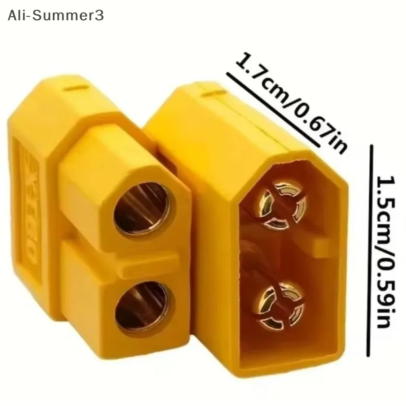 (YY)5쌍 RC 장난감 XT60 남성 여성용 불릿 커넥터 레이싱 DIY 액세서리 플러그 RC 리포 배터리용