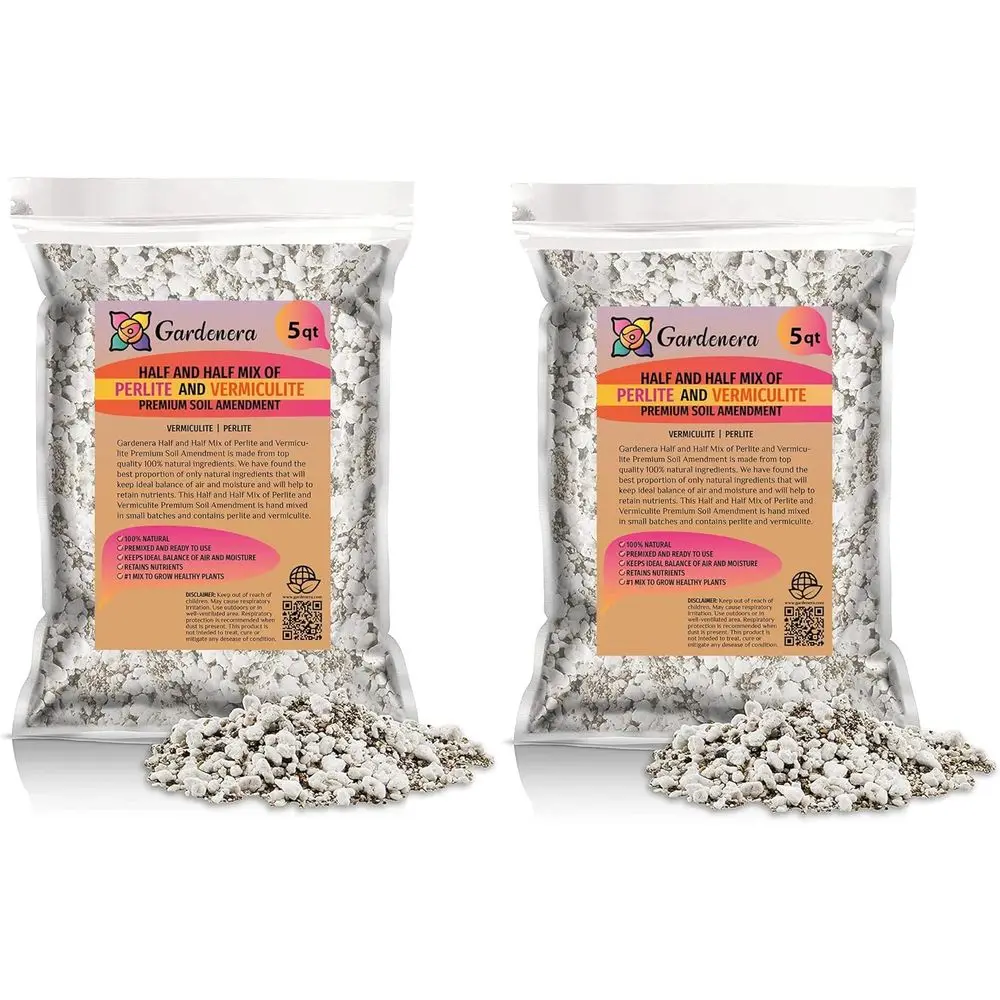 

10 Quart Cactus, Succulent & Bonsai Soil Mix - Optimize Growth and Drainage (2 x 5 Quart Bags)