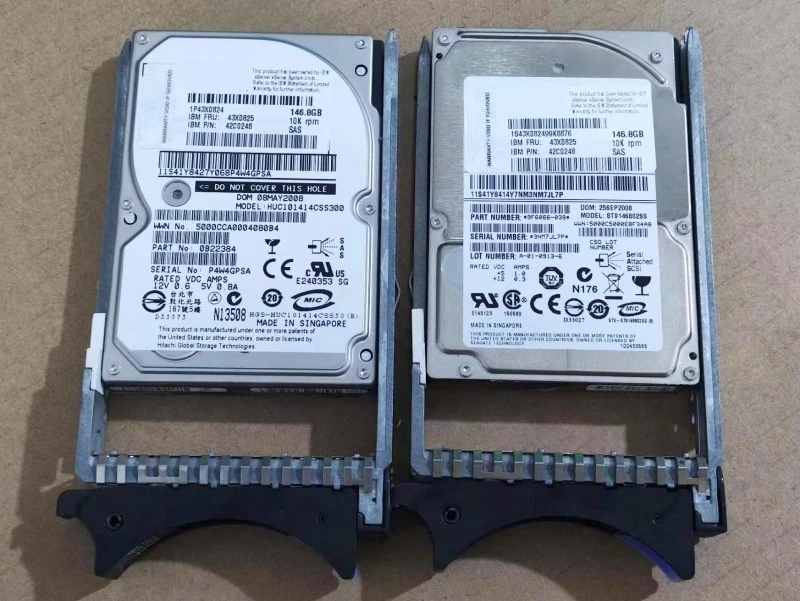 

For IBM 146G SAS 10K 43X0825 43X0824 42C0248 Server Hard Disk Used