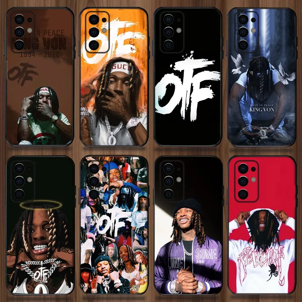 Rapper K-King V-Vons Phone Case For Samsung Galaxy A13,A21s,A22,A31,A32,A52,A53,A71,A80,A91 Soft Black Cover