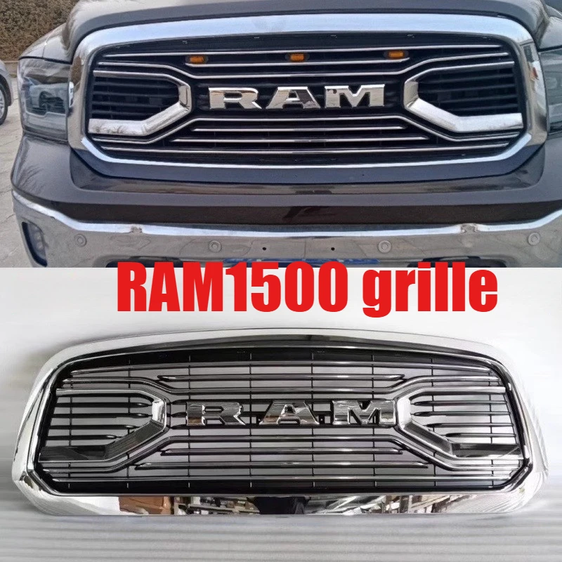 Suitable for Dodge Ram pickup RAM1500 grille light modification Martin honeycomb front bumper 06-08