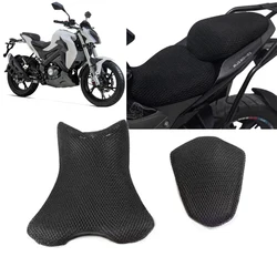 오토바이 3D 메쉬 시트 커버 KEEWAY RKF125 RKF 125 Benelli 150S 180S 용 단열 시트 쿠션 커버 보호대