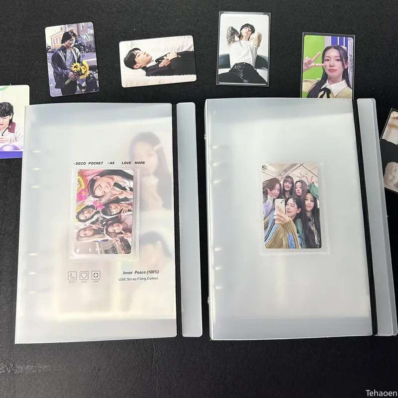 A5 Inner Page Photocard Binder Wedding Album Kpop Photocards Sleeves Photo Album Page Idol Photo Cards Protector Collect Book