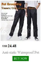 Anti-statische Wasserdicht Pet Groomer Arbeit Kleidung Hosen Hund Katze Friseur Schönheit Arbeit Kleidung Cropped Hosen Shorts G0704 – Detail 29