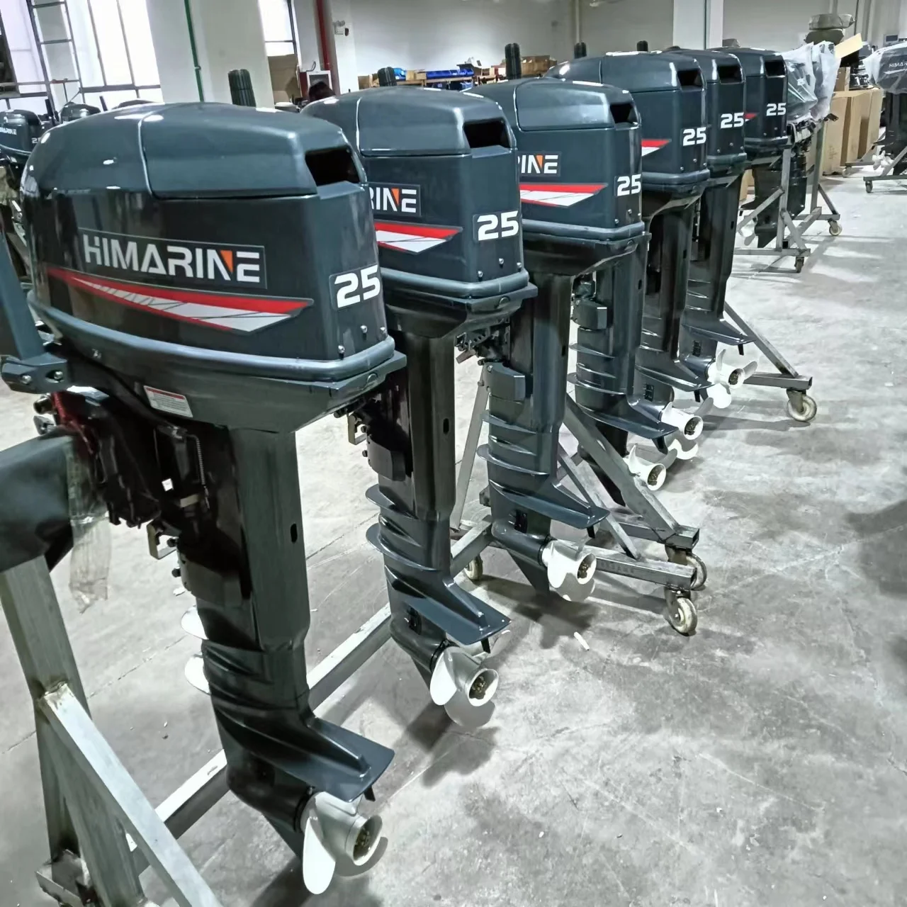 25HP HIMARINE Outboard Engine 2 Stroke Long Shaft / Short Shaft Boat Engines Marine Outboard Motor