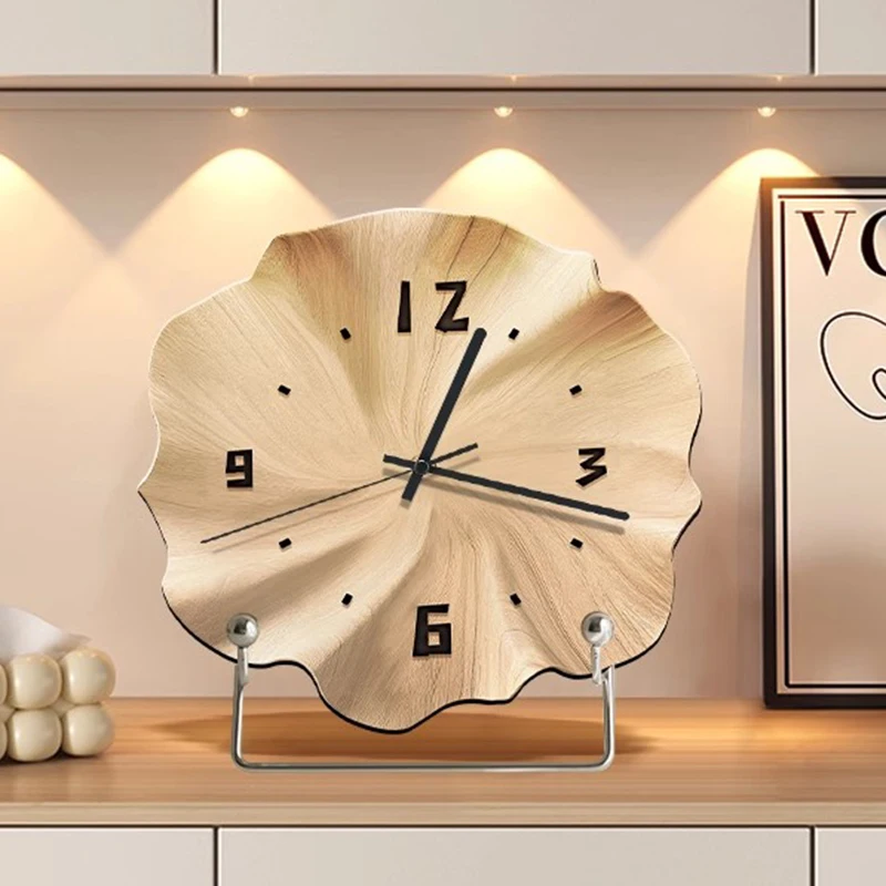 Desktop Clock Modern Bedroom Living Room Silent Table Clock Nordic Interior Luxury Unique Office Desk Clocks Home Decoration