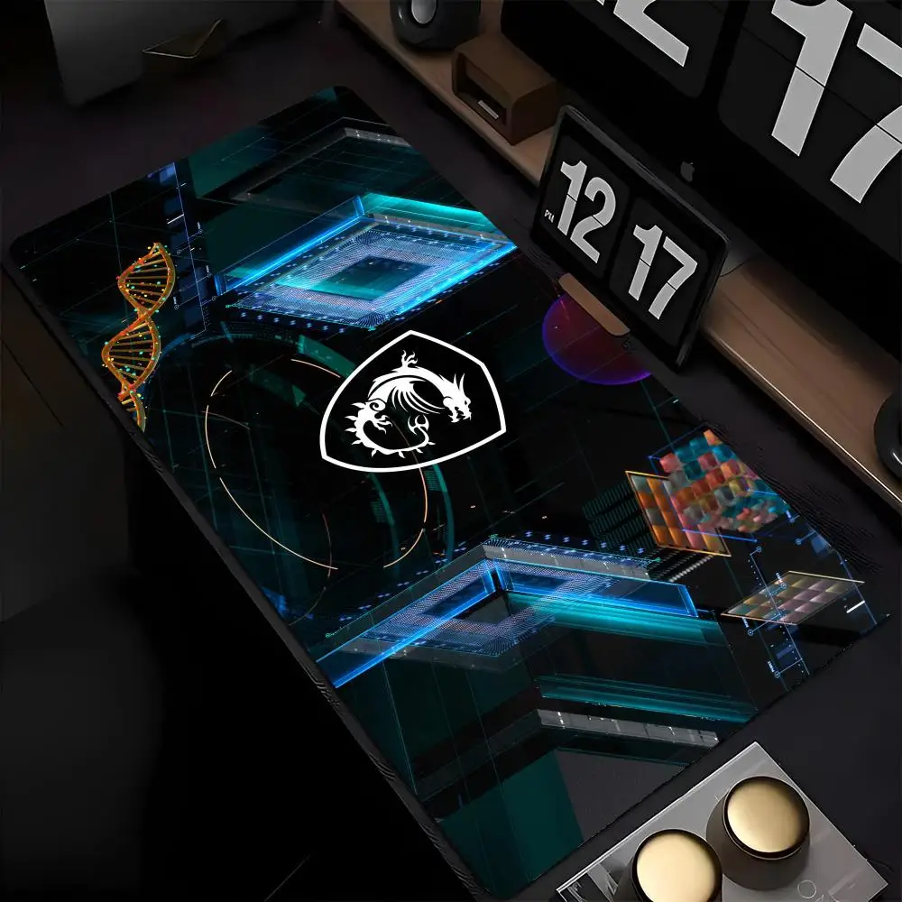 New Msi Mouse Pad Gamer Deskmat XXL Keyboard Mat Gaming Laptop Mousepad Desk Protector Mause Mats Pc Accessories Carpet