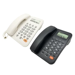 TX~T2029CID English Telephone Fixed Landline Phone Caller Display Speed Dial Home Office No Need Battery Telephones