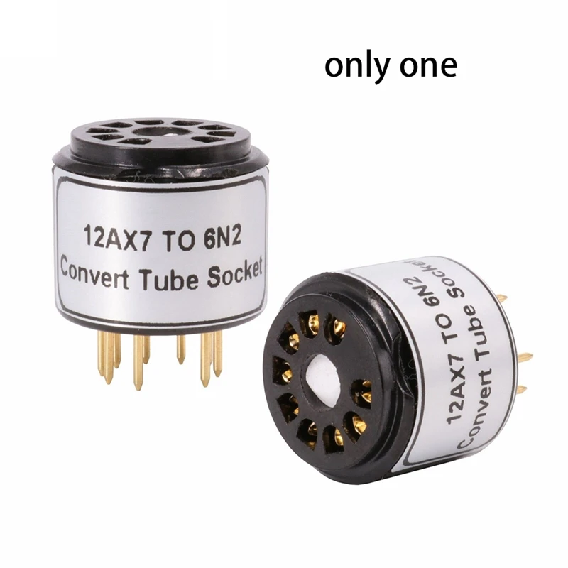 1ชิ้นอะแดปเตอร์เต้าเสียบหลอด ECC83 12AX7เป็น6N2 6N1ตัวแปลง6N6วินเทจเสียง DIY