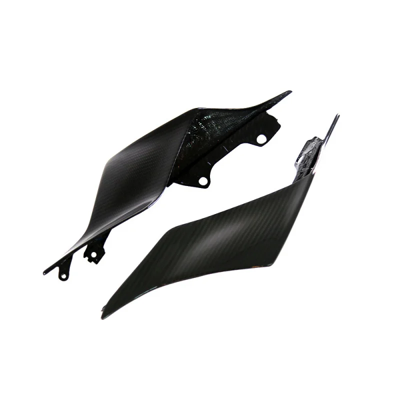 Acessórios aplicáveis para motocicleta R6 modificado fibra de carbono spoiler traseiro painel lateral 17+