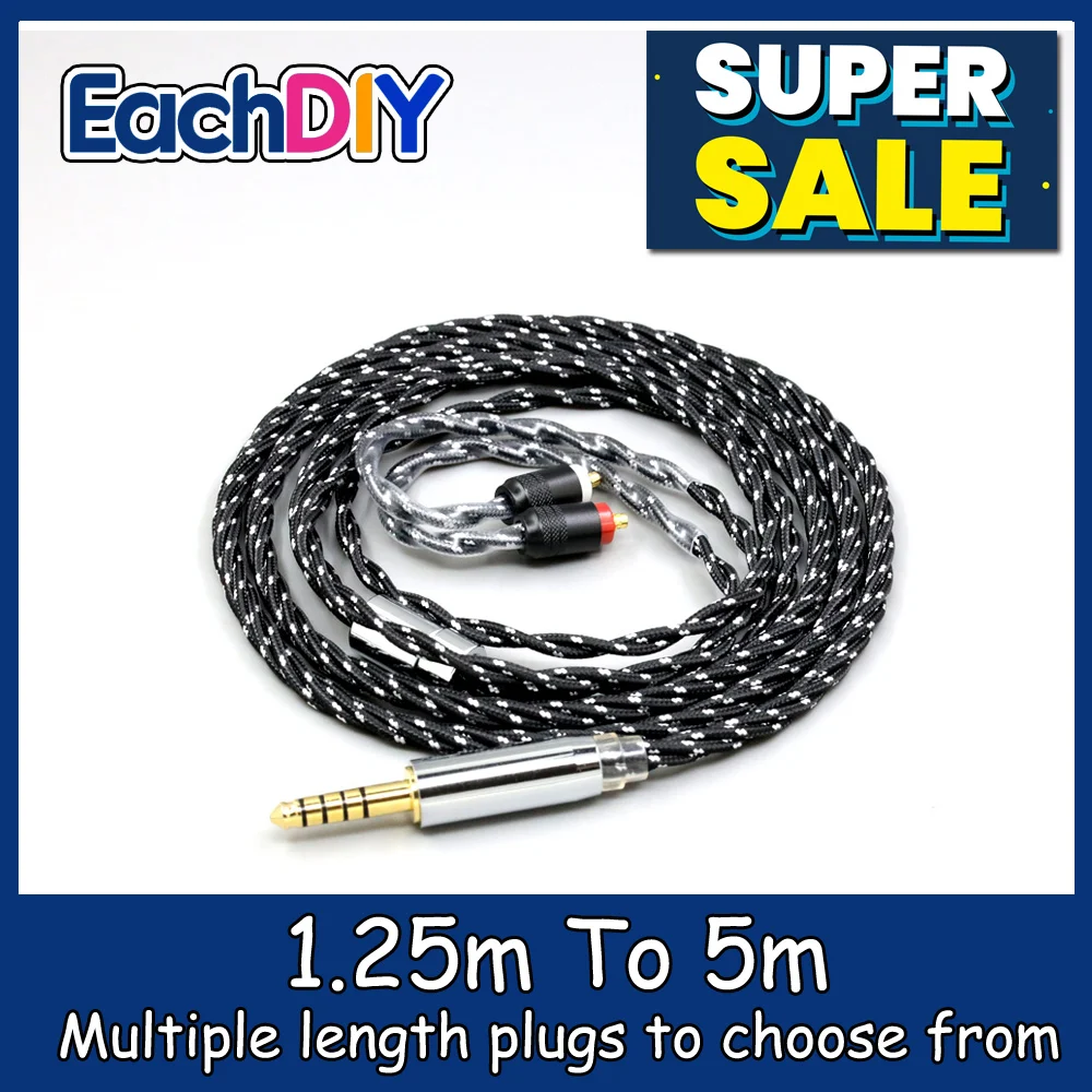 

OCC Mixed OFC Twisting Nylon Earphone Cable For Sony XBA-H2 XBA-H3 XBA-Z5 xba-A3 xba-A2 LN008750